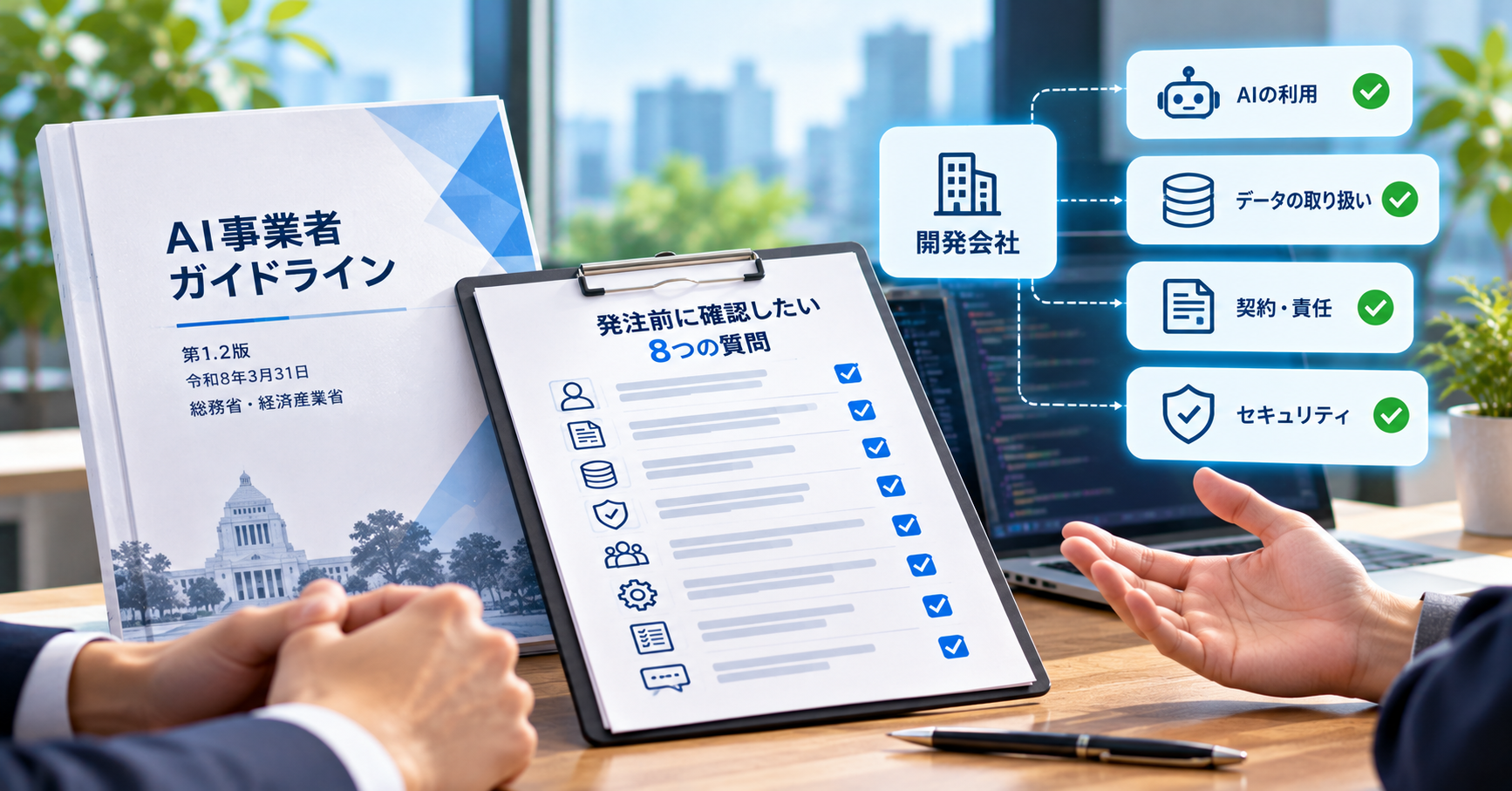 AI事業者ガイドラインで開発会社をチェックする　発注前に聞く質問リスト