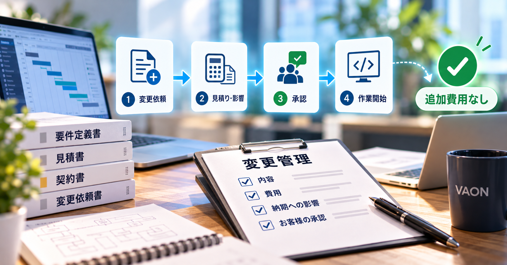 追加費用が発生しない開発会社の見分け方　変更管理の手順と書面